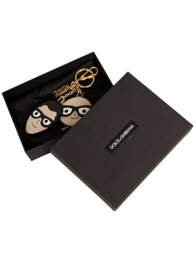 Dominico Stefano Face Key Holder Gold - DOLCE&GABBANA - BALAAN 6