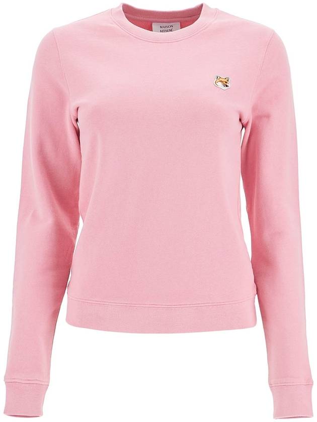 Fox Head Patch Regular Sweatshirt Pink - MAISON KITSUNE - BALAAN 2