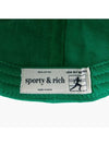 Racquet Club Embroidered Logo Ball Cap Green - SPORTY & RICH - BALAAN 4