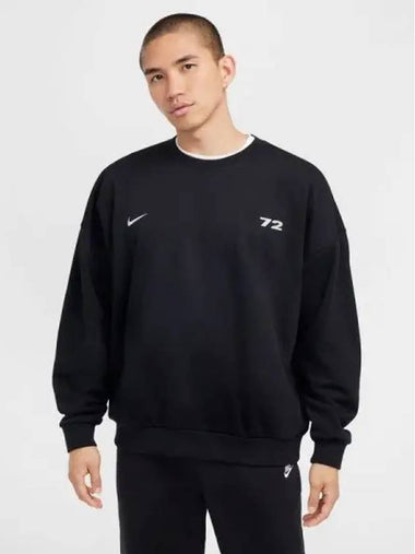 Man Club Oversized Crew Neck Sweatshirt 010 - NIKE - BALAAN 1