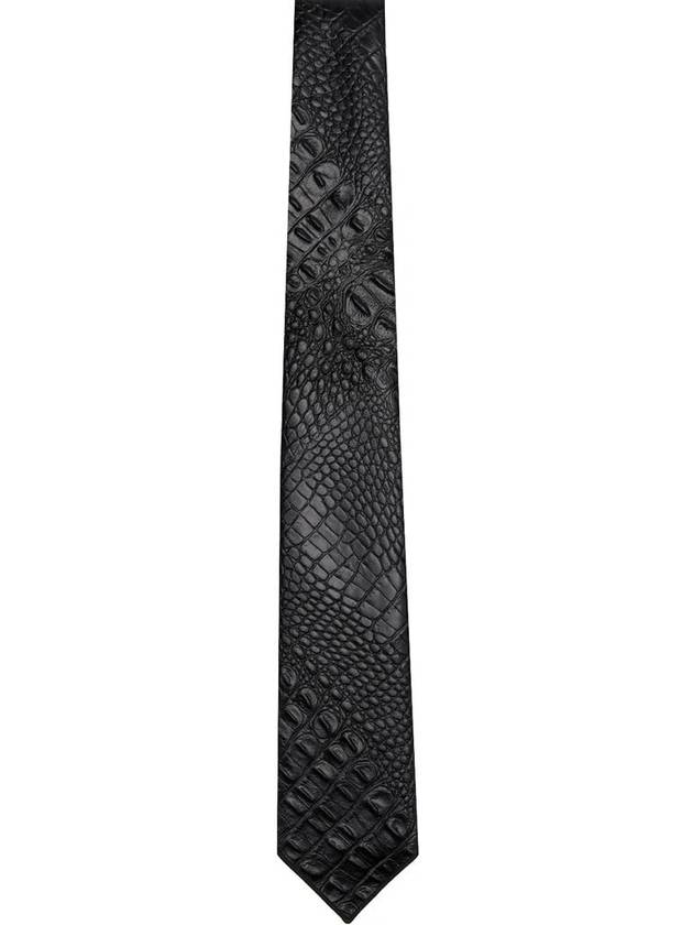 Fake alligator embossed leather tie - ENGINEERED GARMENTS - BALAAN 1