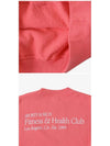 Fitness & Health Club Crew Neck Cotton Sweatshirt Strawberry - SPORTY & RICH - BALAAN 5