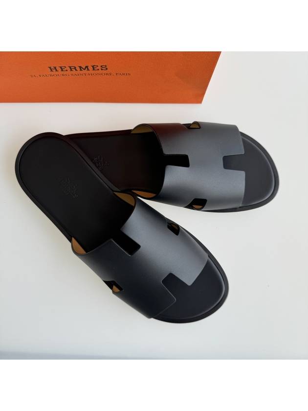 Izmir Sandal Calfskin & Noir - HERMES - BALAAN 3