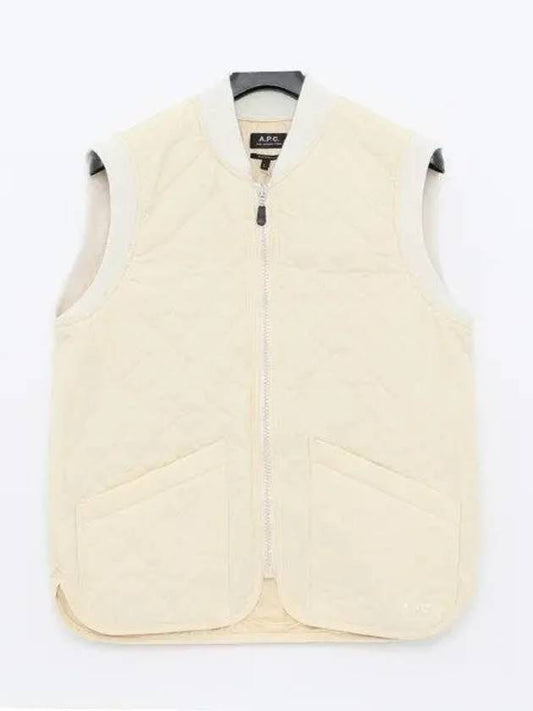 Quilted Vest Ivory - A.P.C. - BALAAN 2