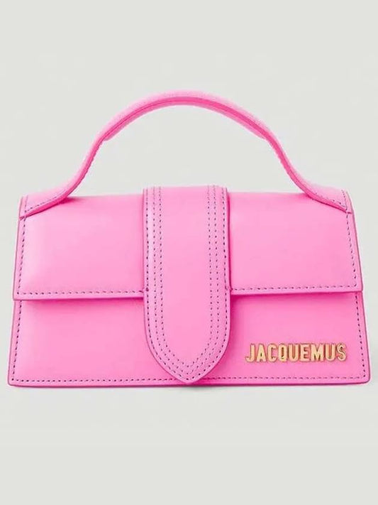 Jacquemus Le Bambino Logo Patch Plaque Slot Strap Leather Shoulder Bag - JACQUEMUS - BALAAN 1