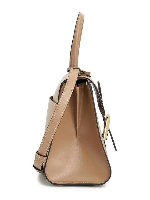 Brillant PM Box Calf Tote Bag Beige - DELVAUX - BALAAN 4