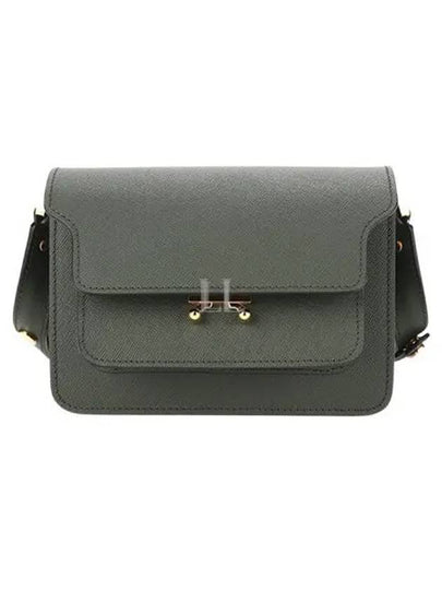 Saffiano Trunk Mini Shoulder Bag Olive Green - MARNI - BALAAN 2