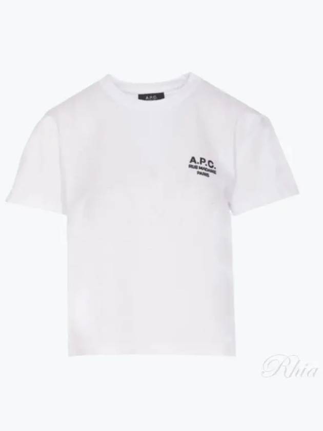 Boxy Rue Madame Short Sleeve T-Shirt White - A.P.C. - BALAAN 2