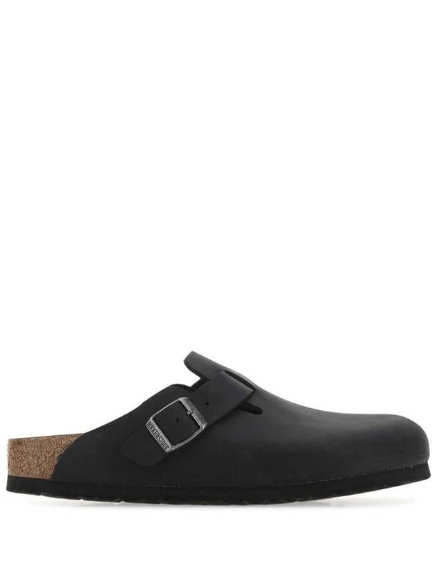 Leather Boston Sandals Black - BIRKENSTOCK - BALAAN 2