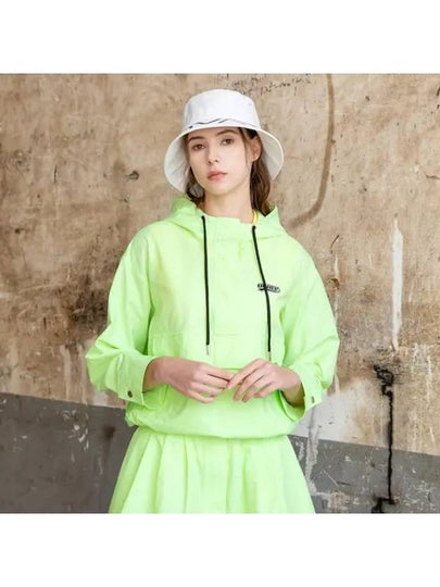 Golf Tennis Women s Colorful Hooded Anorak Jumper Yellow Green - AVAVE - BALAAN 2