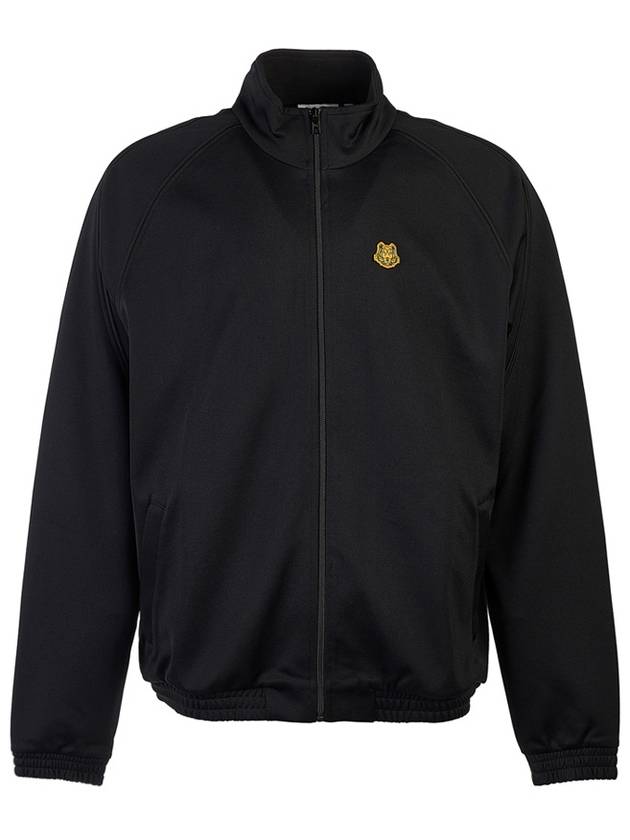 Tiger Patch Track Jacket Black - KENZO - BALAAN 2