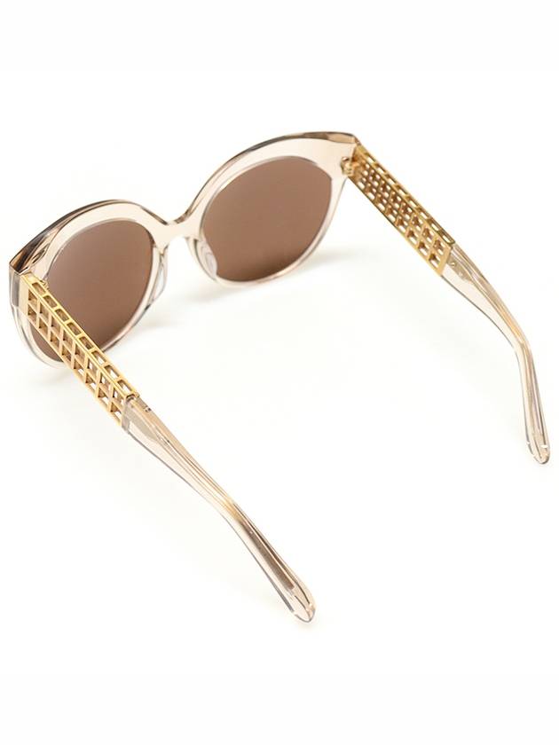 LF388 C14 Rose Gold Mirror Cat Eye Sunglasses - LINDA FARROW - BALAAN 5