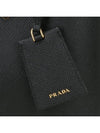 Pannier Saffiano Leather Medium Tote Bag Black - PRADA - BALAAN 7