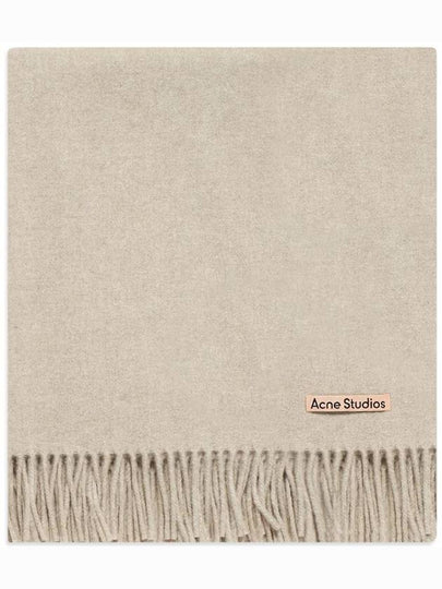 Wool Fringe Muffler Oatmeal Melange - ACNE STUDIOS - BALAAN 2