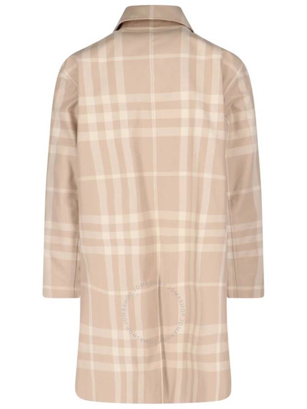 Check Pattern Trench Coat Beige - BURBERRY - BALAAN 3