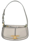 T Timeless Leather Shoulder Bag Grey - TOD'S - BALAAN 3