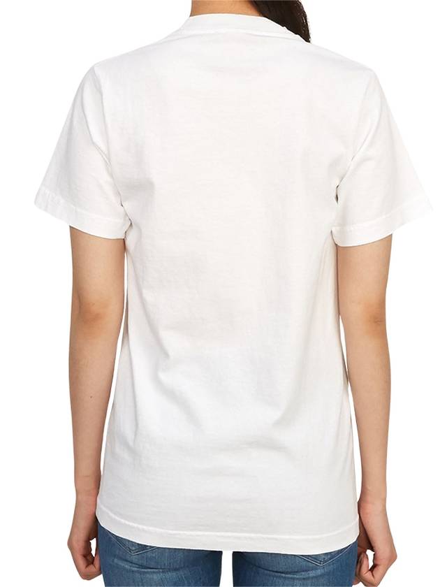 Prince Logo Print Short Sleeve T-Shirt White - SPORTY & RICH - BALAAN 5