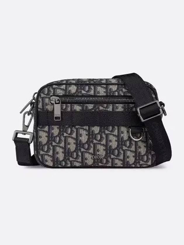 Safari Mini Oblique Jacquard Messenger Bag Beige Black - DIOR - BALAAN 2