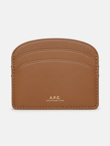 Demi Lune Card Wallet Beige - A.P.C. - BALAAN 1