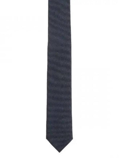 Men's Super 120s Twill Classic Tie Deep Blue - THOM BROWNE - BALAAN 2