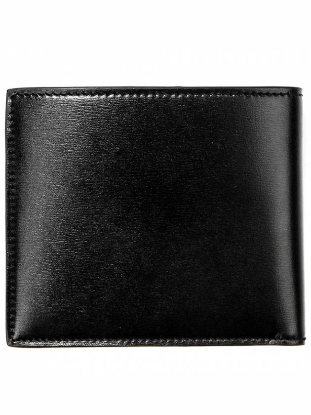 Tiny Monogram Half Wallet Black Gold - SAINT LAURENT - BALAAN 3