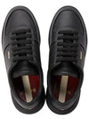 Manny Leather Low Top Sneakers Black - BALLY - BALAAN 3