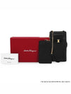 Salvatore Vara Bow Calfskin Phone Case Black - SALVATORE FERRAGAMO - BALAAN 5