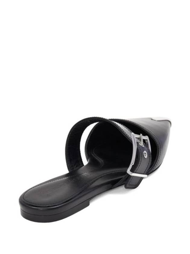 Punk Flat Mules Black - ALEXANDER MCQUEEN - BALAAN 4