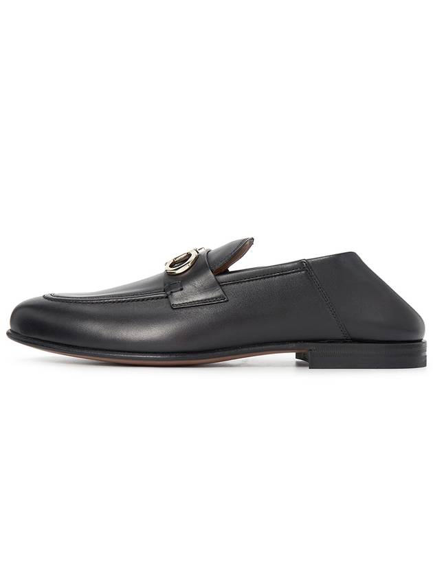 Gancini Ornament Loafer Black - SALVATORE FERRAGAMO - BALAAN 5