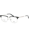 Eyewear Square Glasses Black Silver - BALLY - BALAAN 1