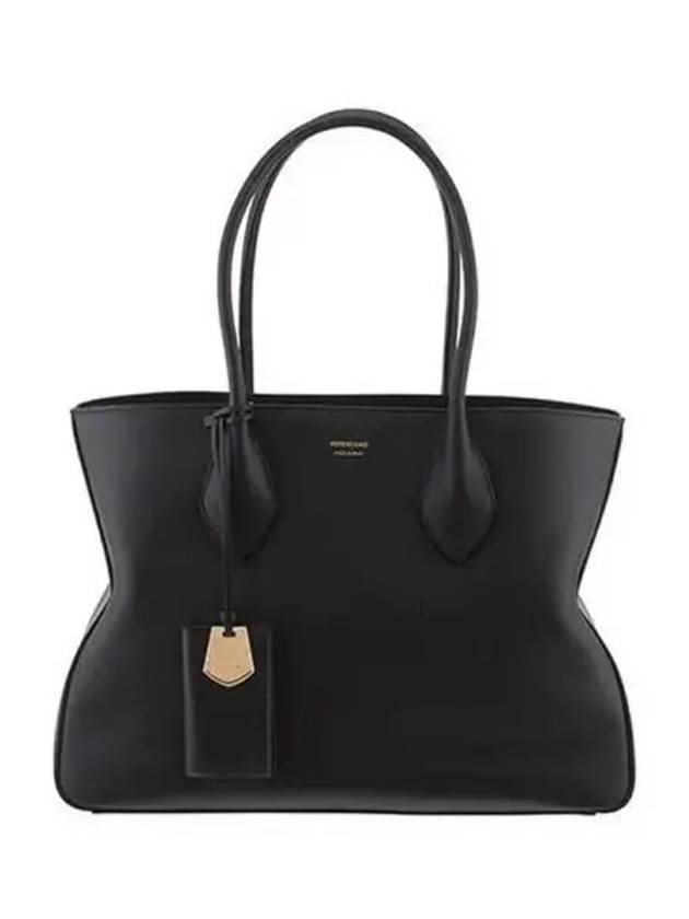 Calfskin Leather Tote Bag Black - SALVATORE FERRAGAMO - BALAAN 2