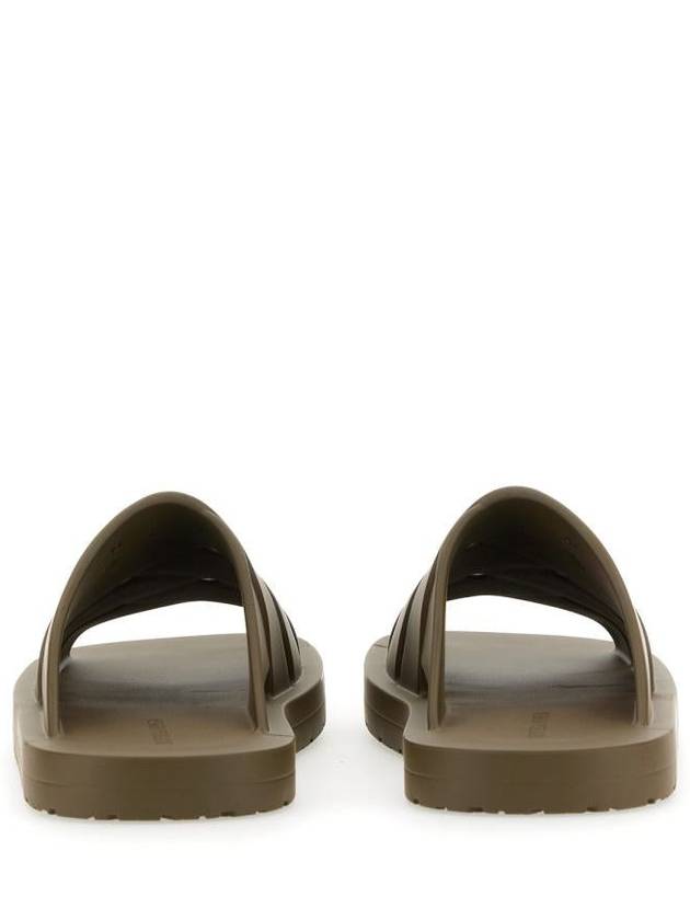 Flintston Intrecciato Matte Rubber Sandals Solid - BOTTEGA VENETA - BALAAN 4