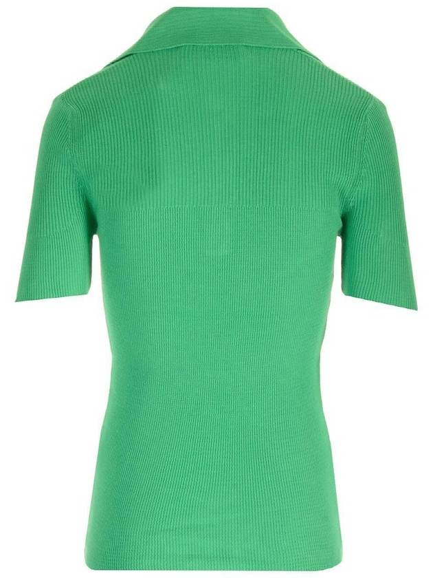 Marina Polo Knit Top Green - VIVIENNE WESTWOOD - BALAAN 3