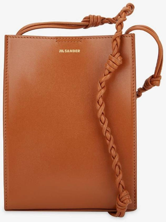 Tangle Smooth Leather Small Cross Bag Brown - JIL SANDER - BALAAN 2