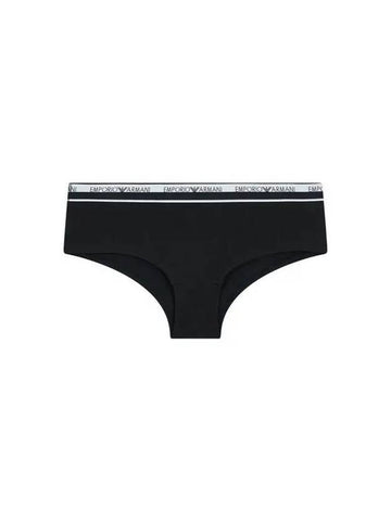 UNDERWEAR Women s Logo Line Band Cheeky Briefs Black - EMPORIO ARMANI - BALAAN 1