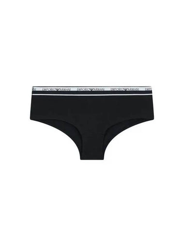 UNDERWEAR Women s Logo Line Band Cheeky Briefs Black - EMPORIO ARMANI - BALAAN 1