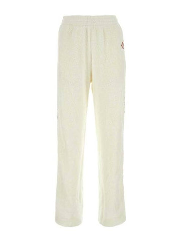 Straight Pants WF23JTR12801 OFFWHITE White - CASABLANCA - BALAAN 1