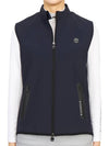 Women's Brushed Vest Navy - HYDROGEN - BALAAN 3