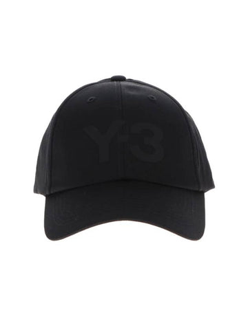 Embroidered Logo Ball Cap Black - Y-3 - BALAAN 1