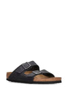 Arizona Oiled Leather Slippers Black - BIRKENSTOCK - BALAAN 6