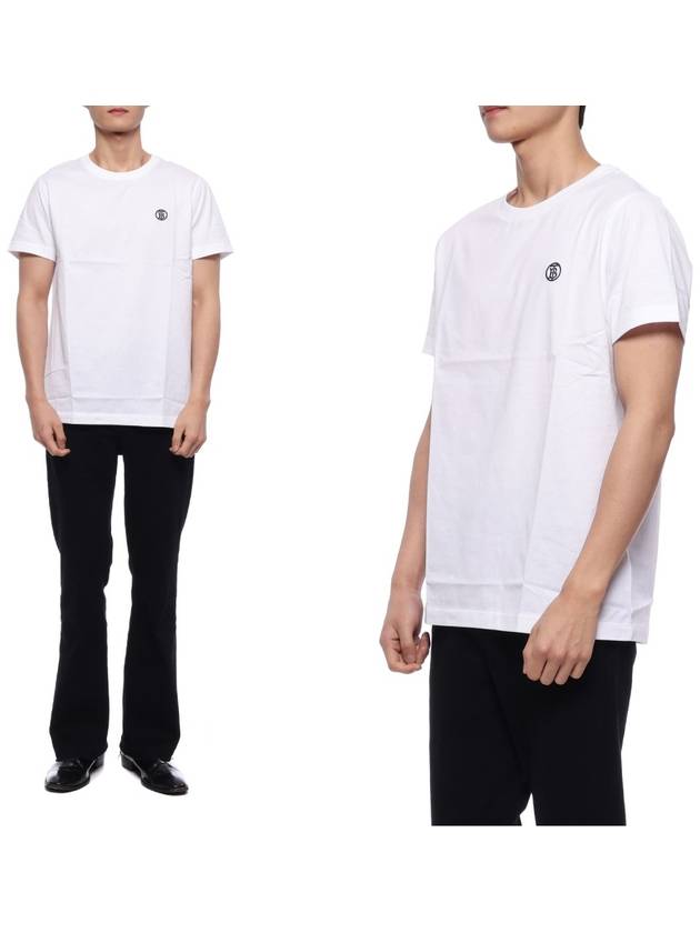 TB Logo Short Sleeve T-shirt White - BURBERRY - BALAAN 2