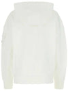 Logo Fleece Zip Up Hoodie Silk White - MONCLER - BALAAN 4