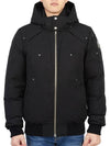 Ballistic Hooded Down Bomber Padding Black - MOOSE KNUCKLES - BALAAN 2