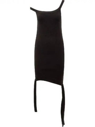 Anchor logo embroidered asymmetric strap dress 271232 - JW ANDERSON - BALAAN 1