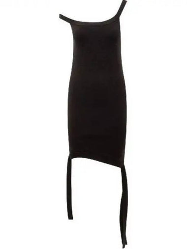 Anchor logo embroidered asymmetric strap dress 271881 - JW ANDERSON - BALAAN 1