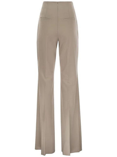 OLEA - High-waisted trousers in scuba jersey - MAX MARA SPORTMAX - BALAAN 2