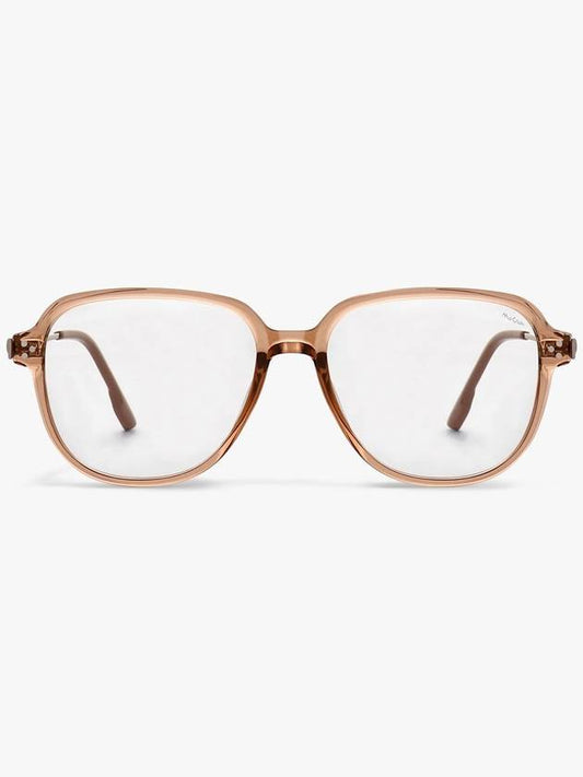 JEJE 03 Brown Blue Light Blocking Glasses - MCCOIN - BALAAN 1