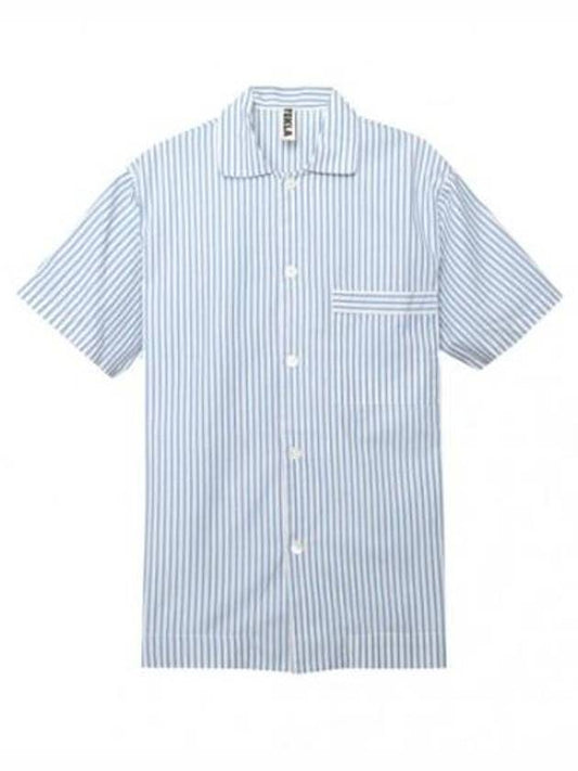 Poplin Pajamas Short Sleeve Shirt - TEKLA - BALAAN 1