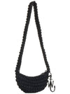 Popcorn Sling Cross Bag Black - JW ANDERSON - BALAAN 3