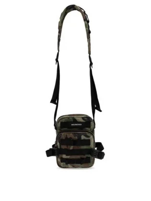 Army Camo Print Crossbody Messenger Bag Dark Green - BALENCIAGA - BALAAN 2